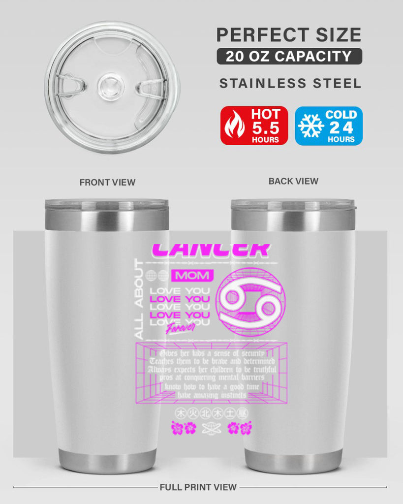 cancer 176#- zodiac- Tumbler