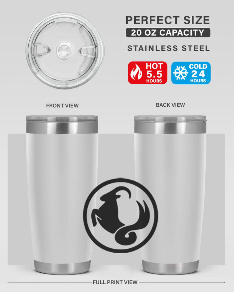 capricorn 203#- zodiac- Tumbler
