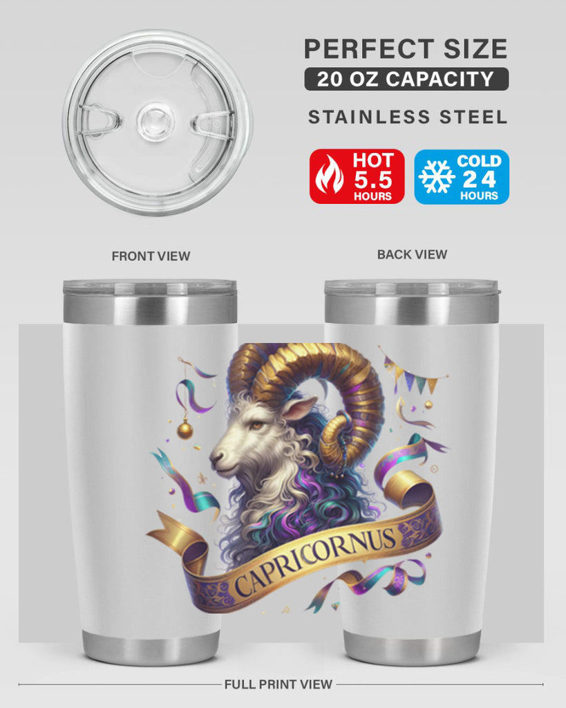 capricorn 209#- zodiac- Tumbler
