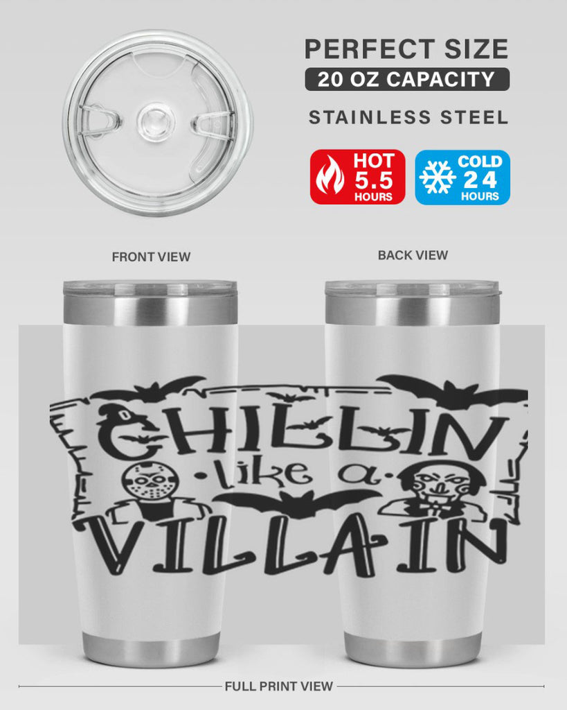 chillin like a villain 82#- halloween- Tumbler