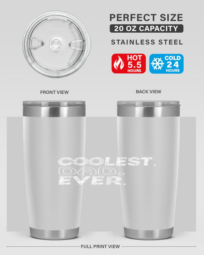 coolest dad ever 38#- dad- Tumbler