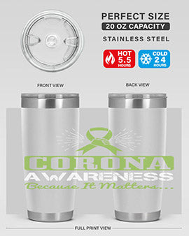 corona awareness because it matters Style 26#- corona virus- Tumbler