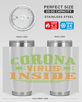 coronavirus inside Style 2#- corona virus- Tumbler