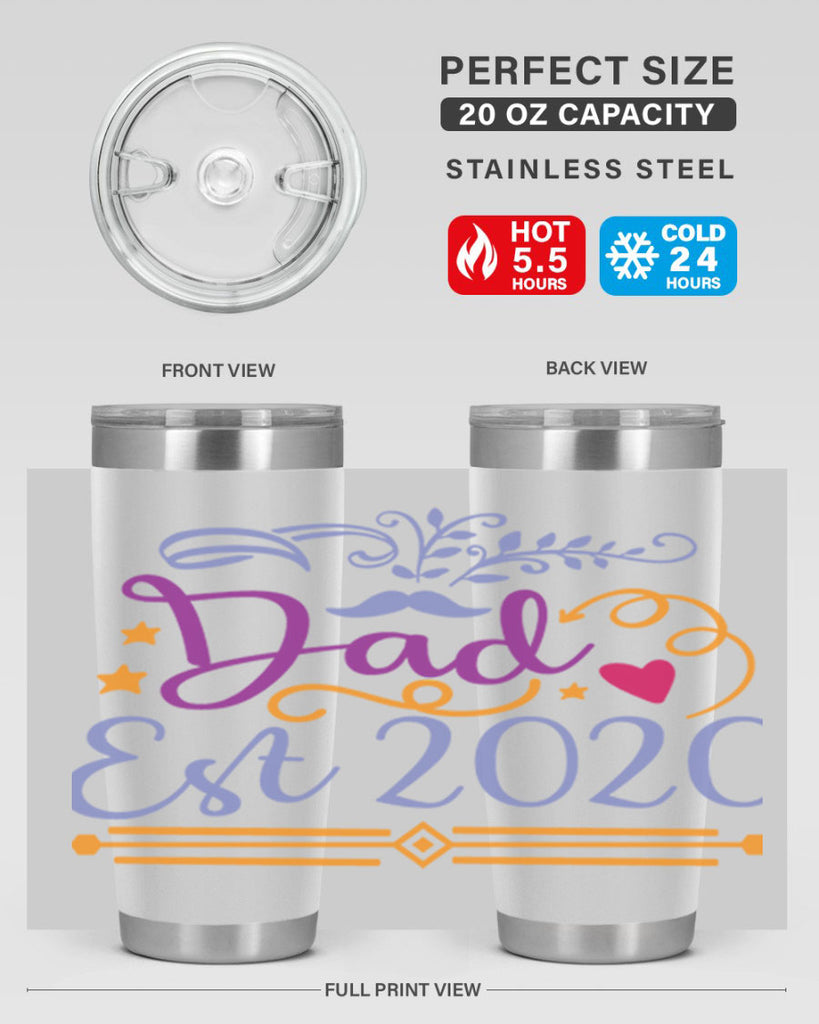 dad est 97#- fathers day- Tumbler