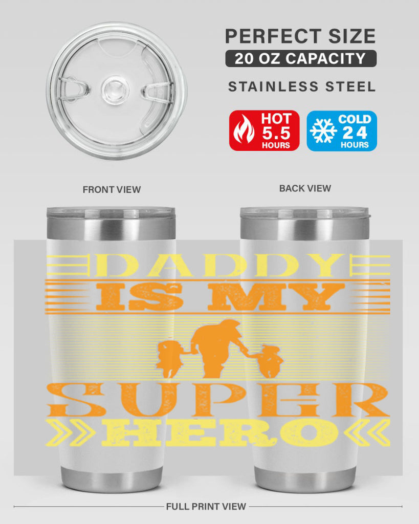 daddy is my super hero 241#- fathers day- Tumbler