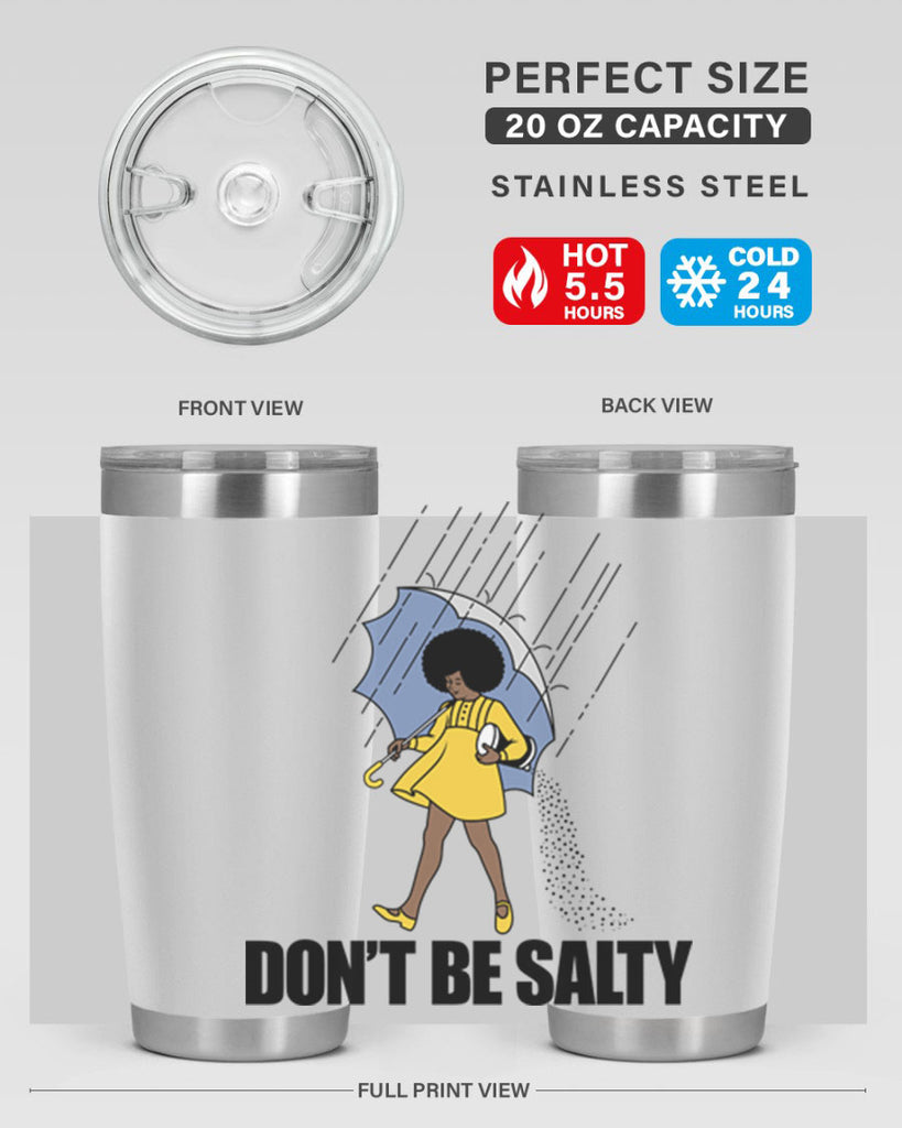 dont be salty 169#- black words phrases- Cotton Tank
