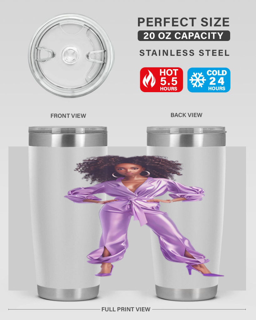 fashion girl in lavender 48#- fashion- Cotton Tank