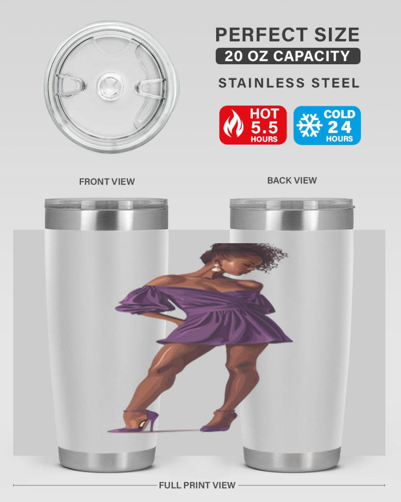 fashion girl in lavender 52#- fashion- Cotton Tank
