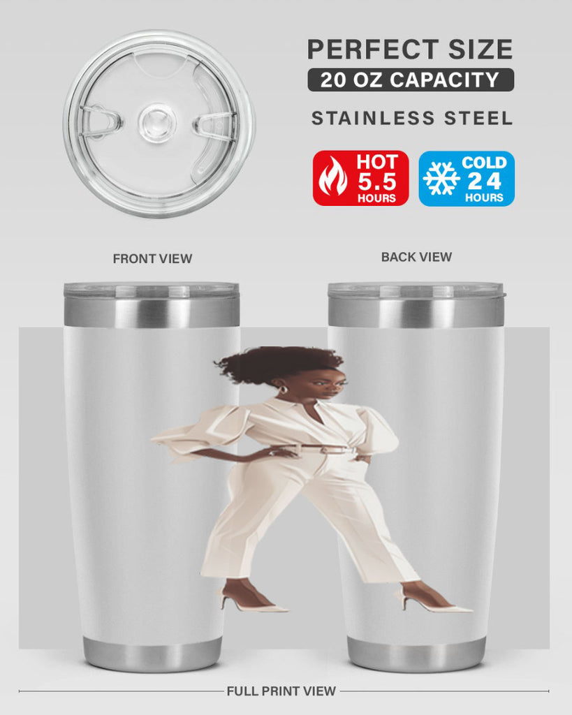 fashion girl in white 73#- fashion- Cotton Tank