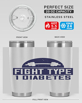 fight type diabetes Style 37#- diabetes- Tumbler