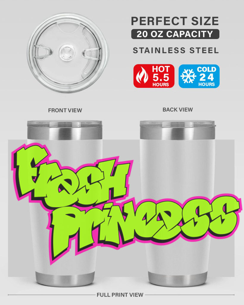 fresh princess 145#- black words phrases- Cotton Tank