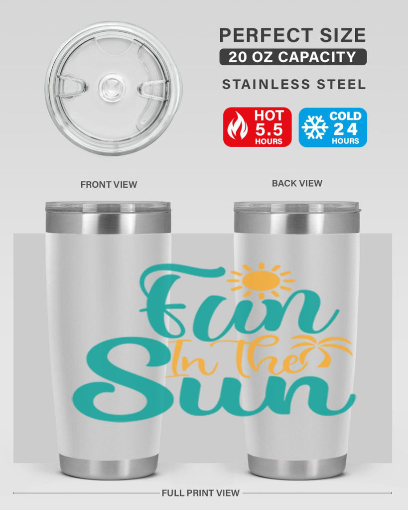 fun in the sun Style 104#- summer- Tumbler
