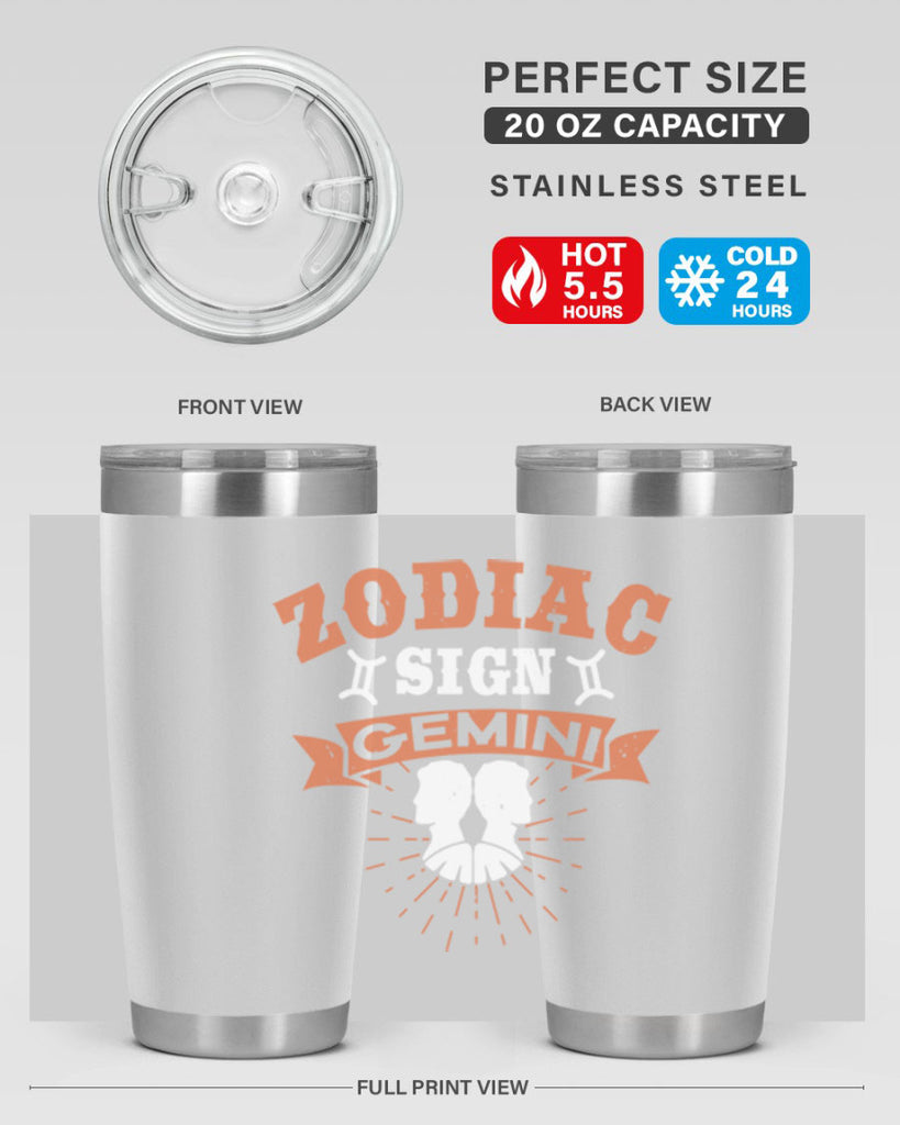 gemini 246#- zodiac- Tumbler