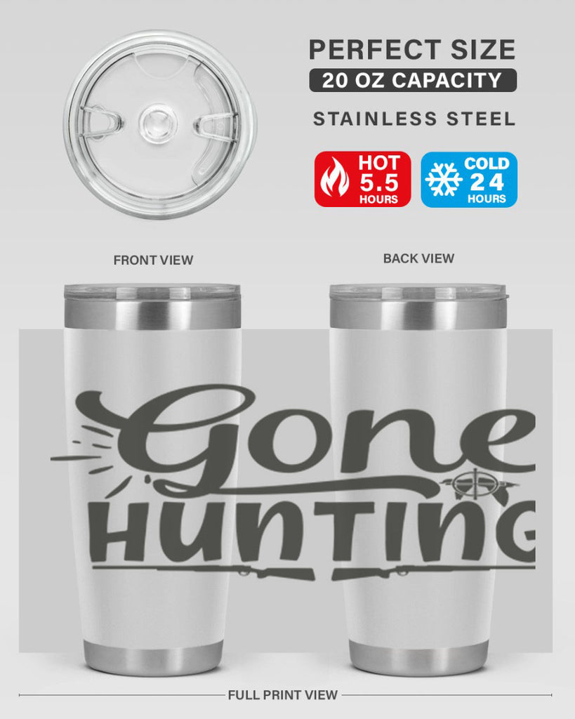 gone hunting 13#- hunting- Tumbler