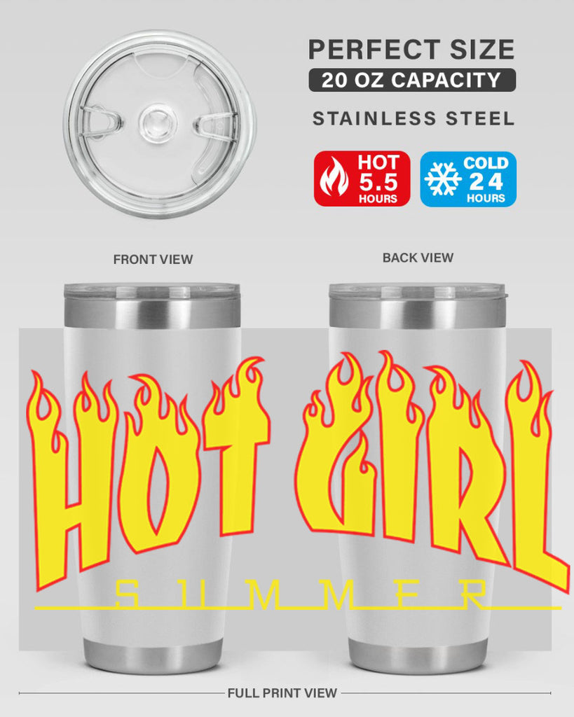 hot girl  summer fire 123#- black words phrases- Cotton Tank