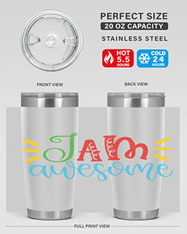 i am awesome Style 18#- autism- Tumbler