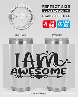 i am awesome Style 19#- autism- Tumbler