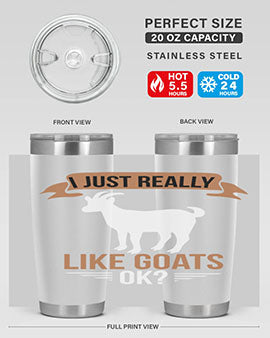 i just really like goats ok Style 3#- goat- Tumbler