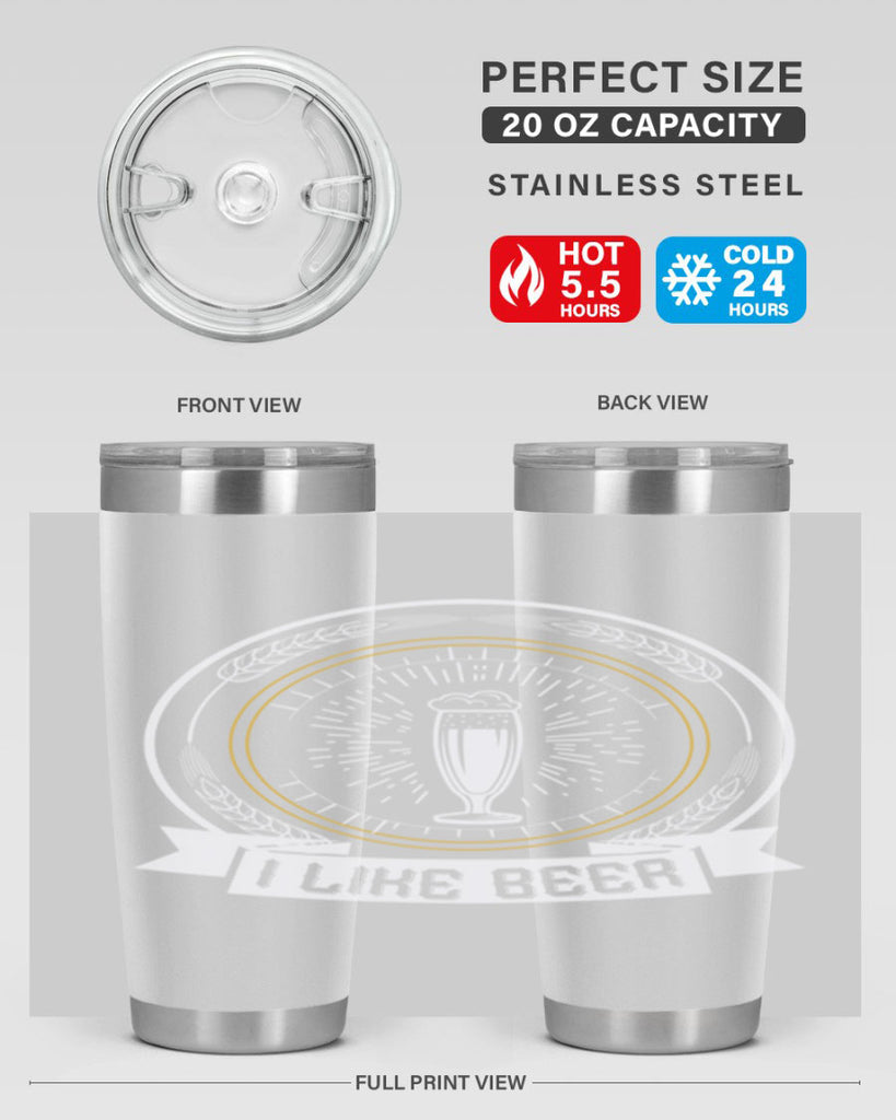 i like beer 77#- beer- Tumbler