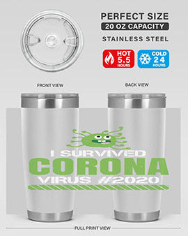 i survived coronavirus Style 33#- corona virus- Tumbler