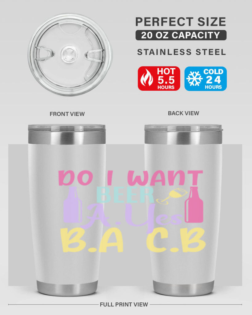 i want beer ayes ba cb 142#- beer- Tumbler