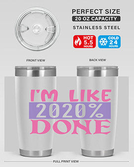 im like done Style 50#- corona virus- Tumbler
