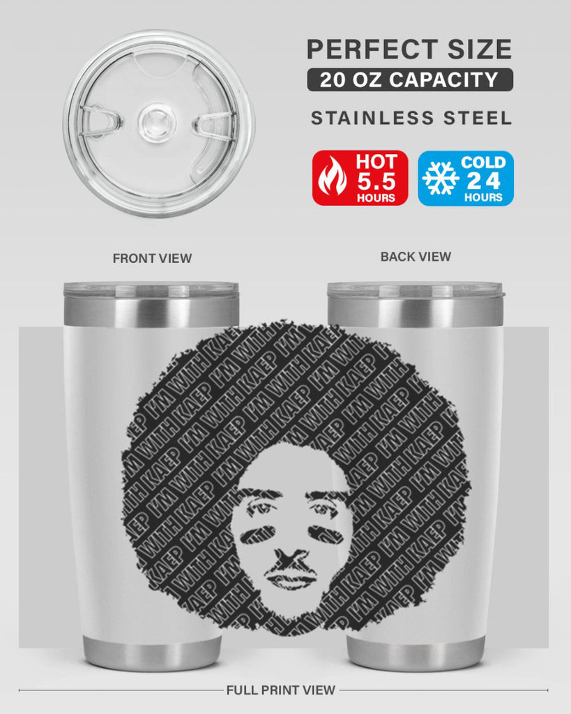 imwithkaep 24#- black men - boys- tumbler