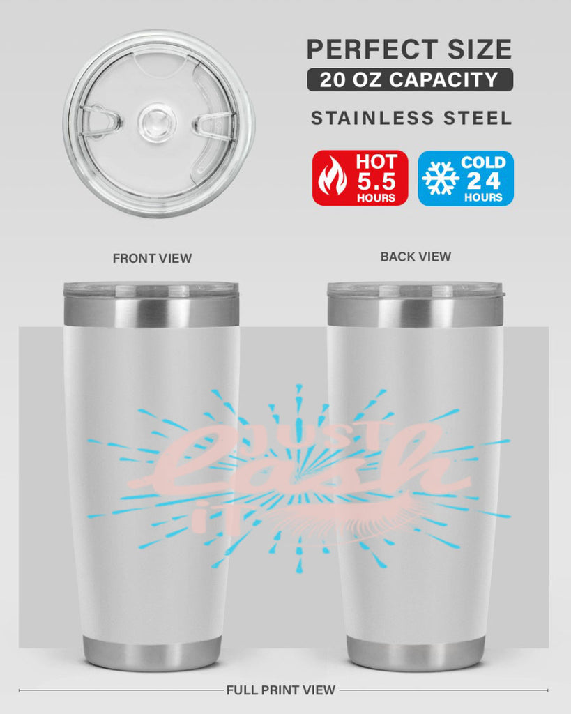 just lash it Style 199#- make up- Tumbler