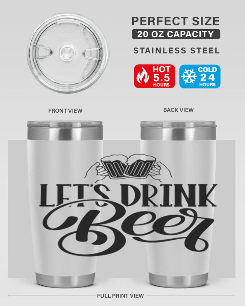 lets drink beer 29#- beer- Tumbler