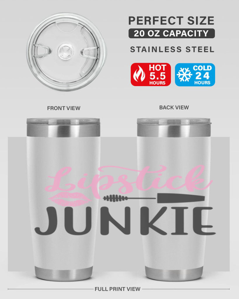 lipstick junkie Style 154#- make up- Tumbler