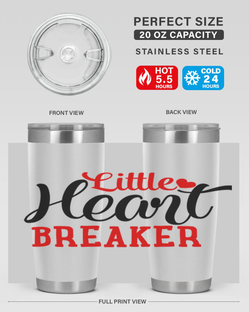 little heart breaker 76#- valentines day- Tumbler