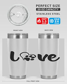 love Style 71#- dog- Tumbler