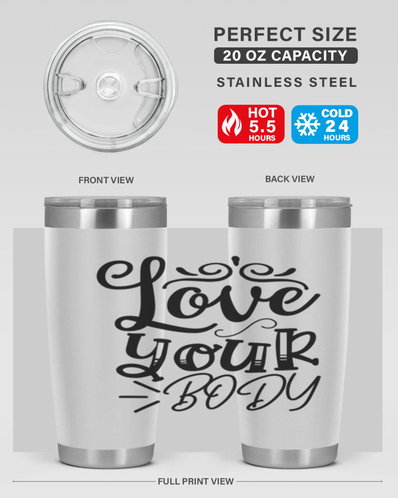 love your body 30#- gym- Tumbler