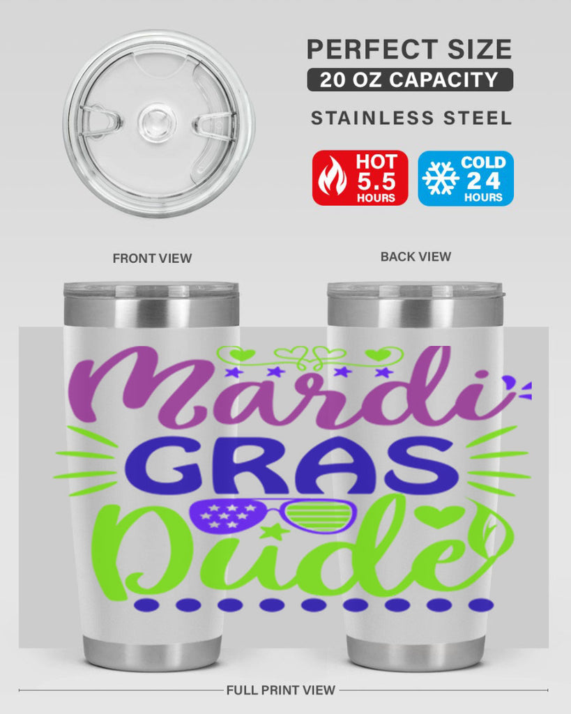 mardi gras dude 9#- mardi gras- Tumbler