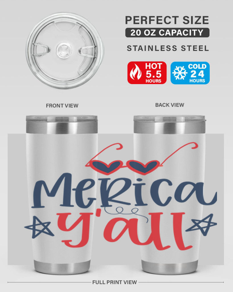 merica y all Style 82#- Fourt Of July- Tumbler
