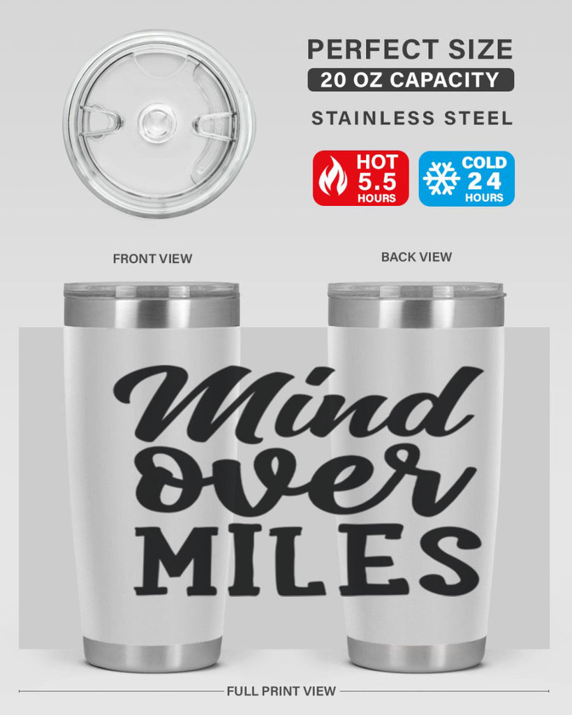 mind over miles 28#- gym- Tumbler
