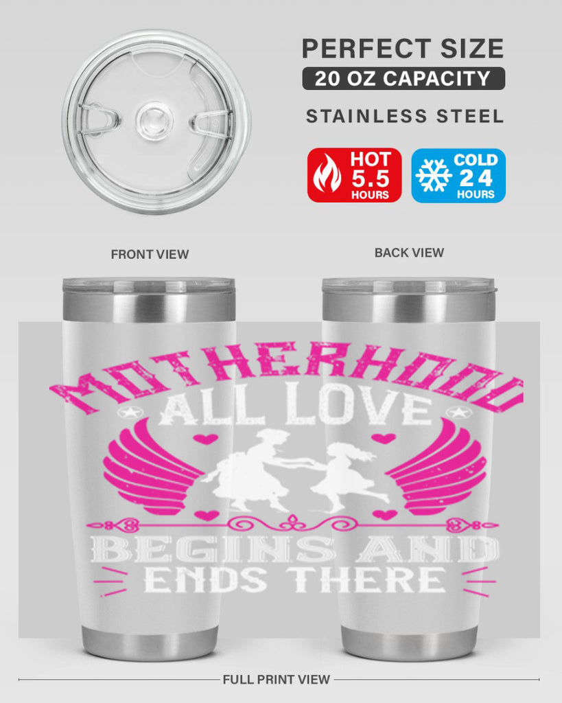 motherhood all love 57#- mothers day- Tumbler