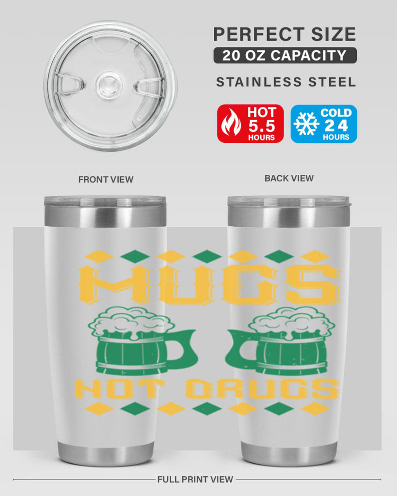 mugs not drugs 59#- beer- Tumbler