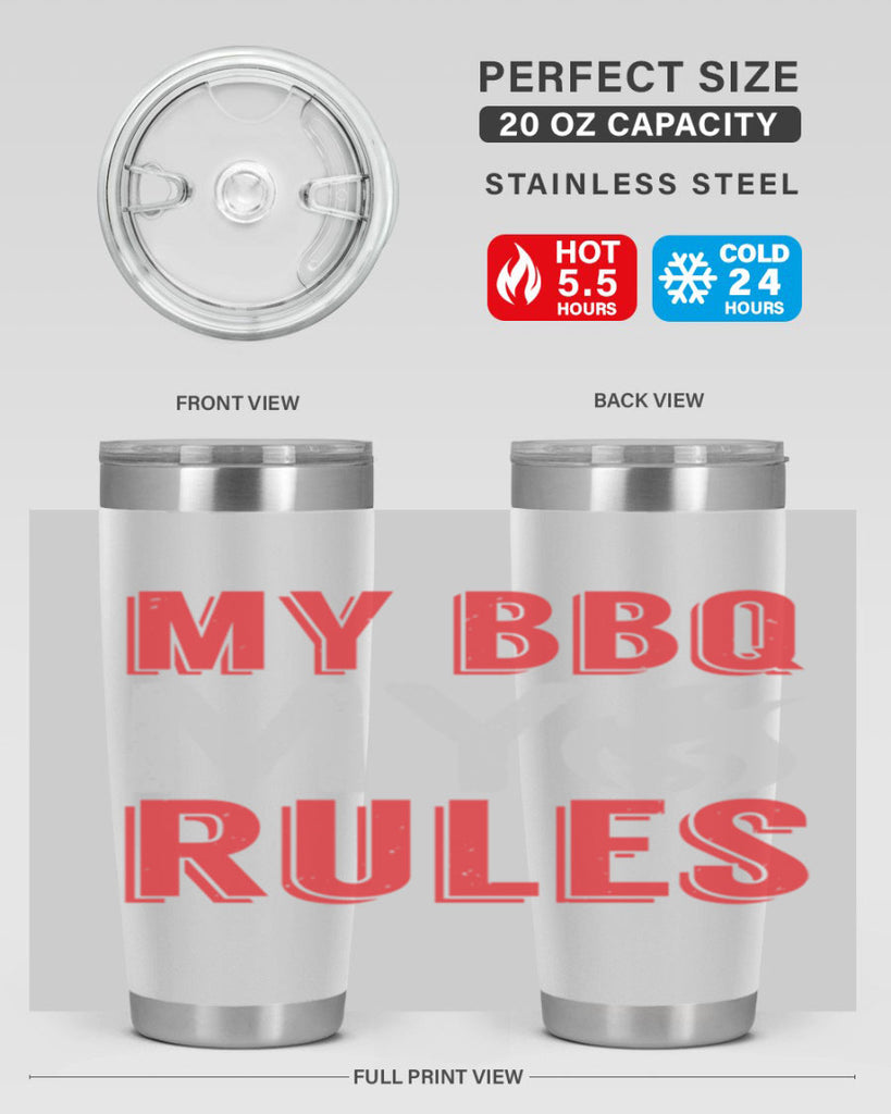 my bbq my rule 22#- bbq- Tumbler