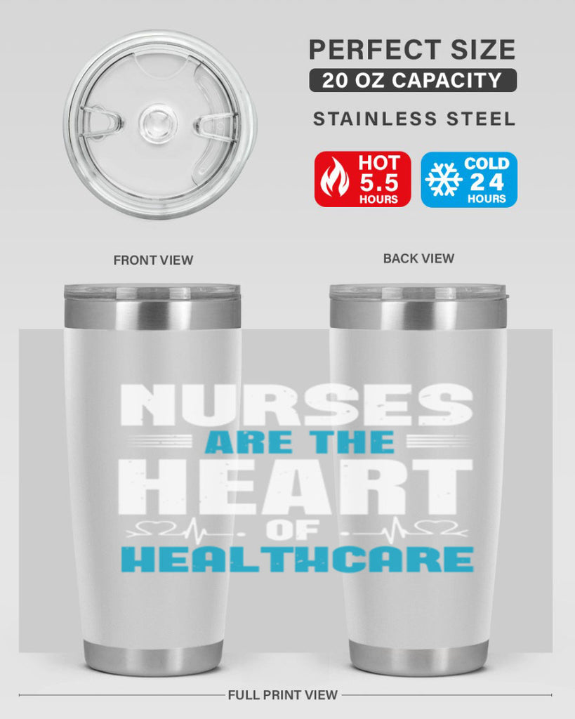nurse are are heart healthcare Style 287#- nurse- tumbler