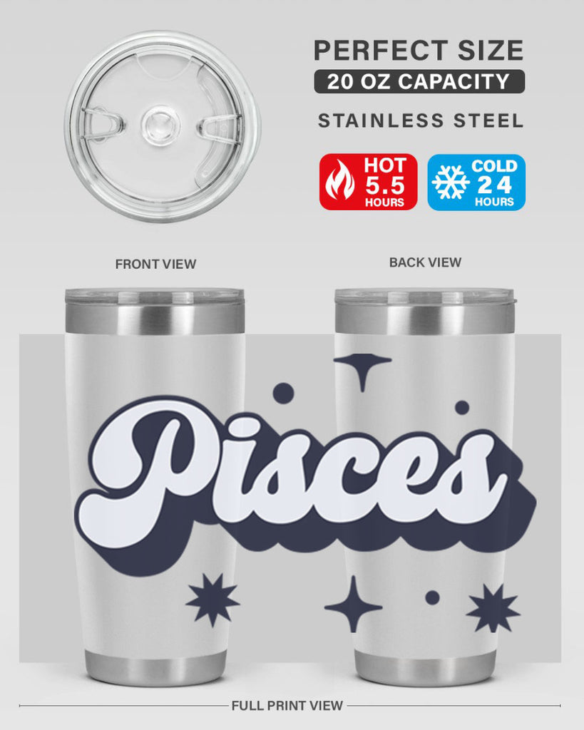 pisces 354#- zodiac- Tumbler