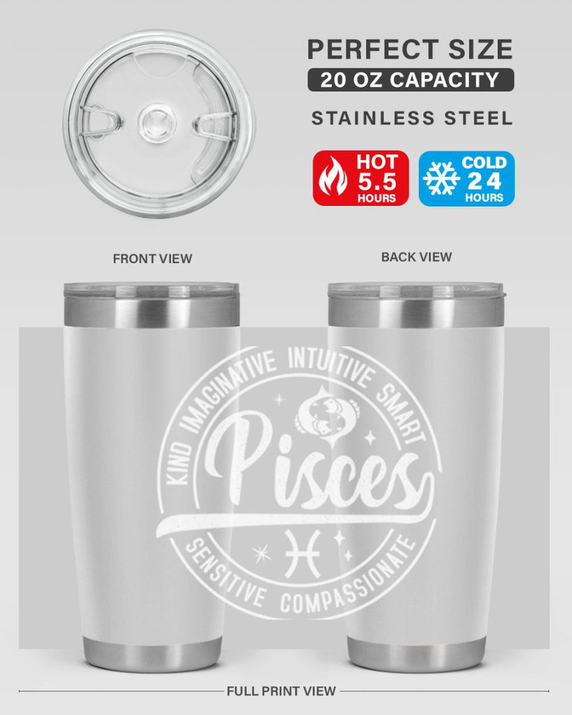 pisces 374#- zodiac- Tumbler