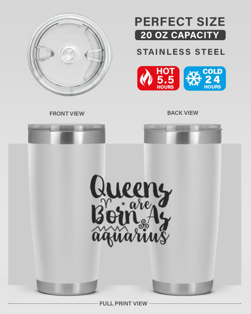 queens Are Born As Aquarius 383#- zodiac- Tumbler