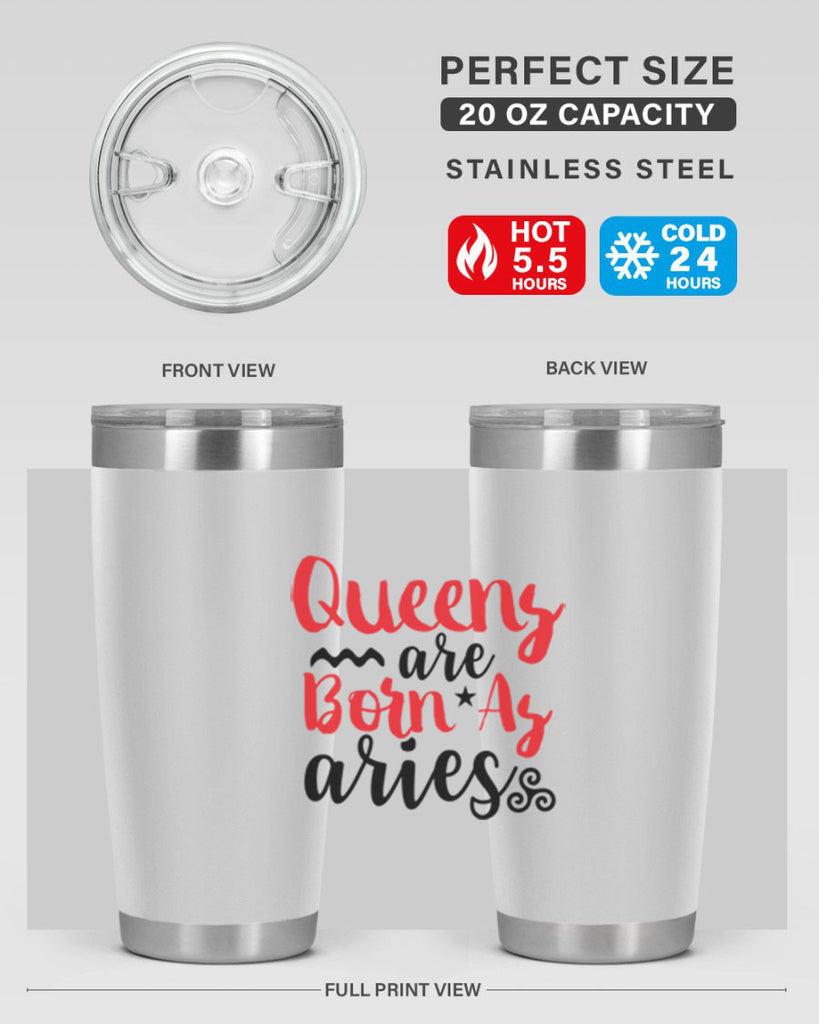queens Are Born As Aries 384#- zodiac- Tumbler