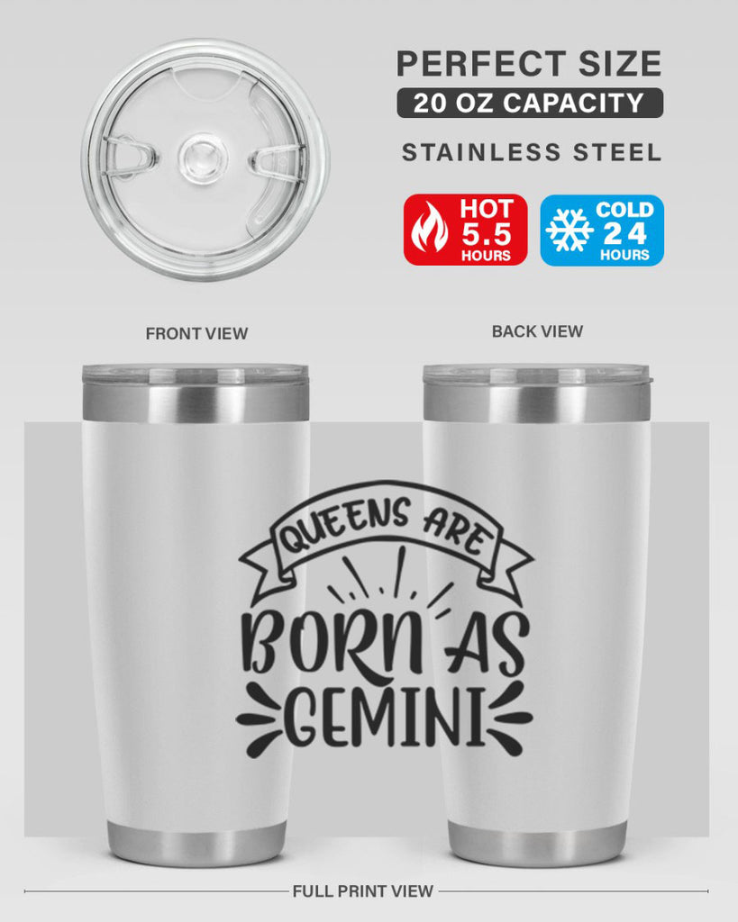 queens are born as gemini 391#- zodiac- Tumbler