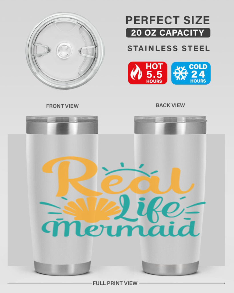 real life mermaid Style 79#- summer- Tumbler