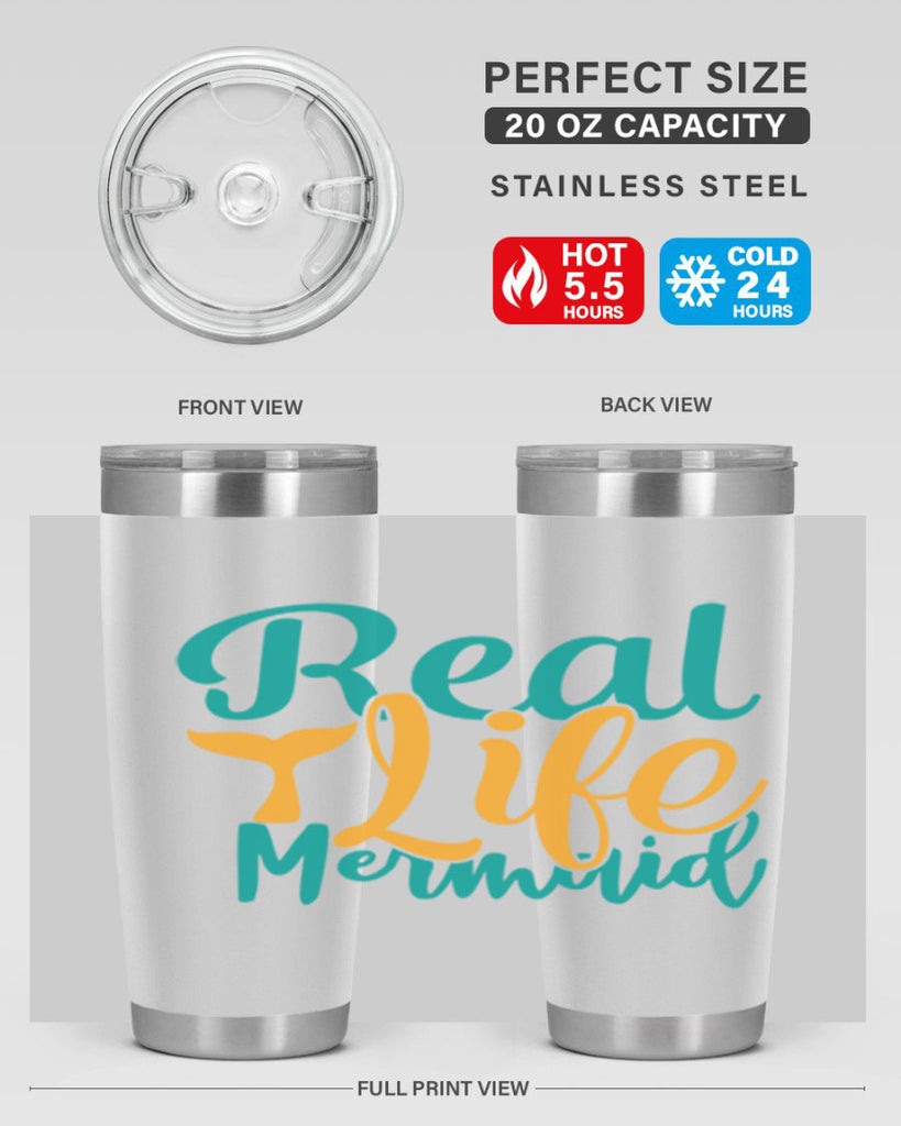 real life mermaid Style 80#- summer- Tumbler