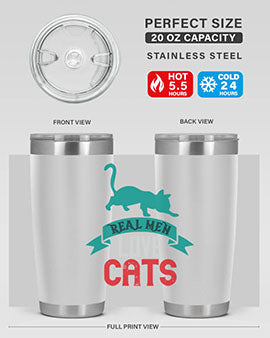 real man love cats o Style 112#- cat- Tumbler