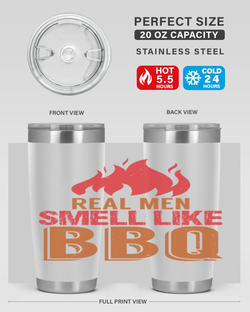 real men smell like bbq 16#- bbq- Tumbler