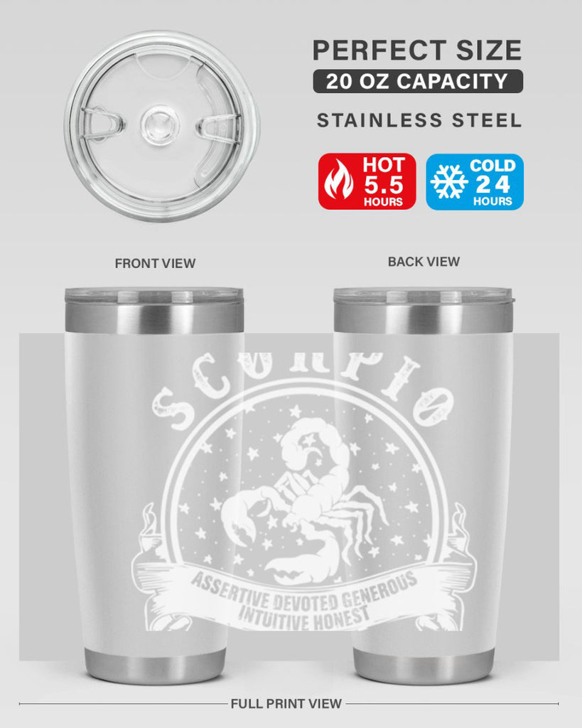 scorpio 30#- zodiac- Tumbler